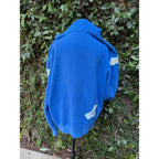 Upcycled Hoodie - Frog & Bug Appliqué