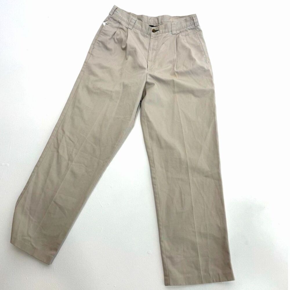 Tommy Hilfiger Vintage Khakis - pleated front, relaxed tapered leg