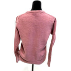 The North Face pink wool blend crew neck sweater