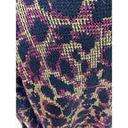 Just for Women vintage animal print gold glitter sweater