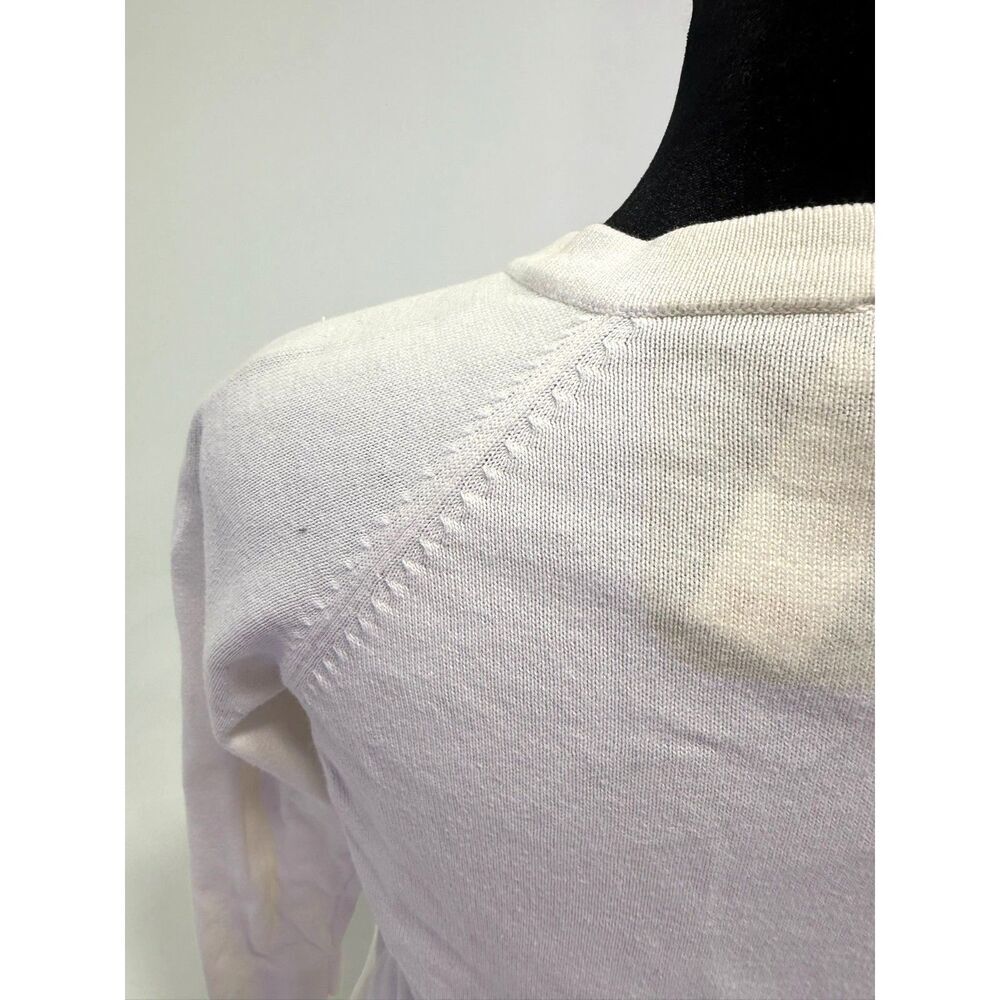 Pendleton cream 100% cotton cardigan 3/4 length sleeve