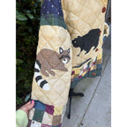 Upcycled Chore Coat - Critter Core Quilt