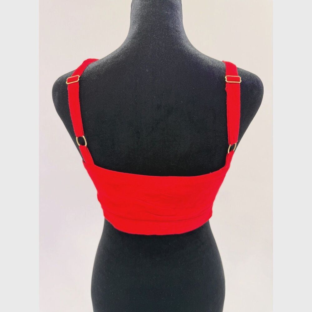 Flynn Skye red crop top