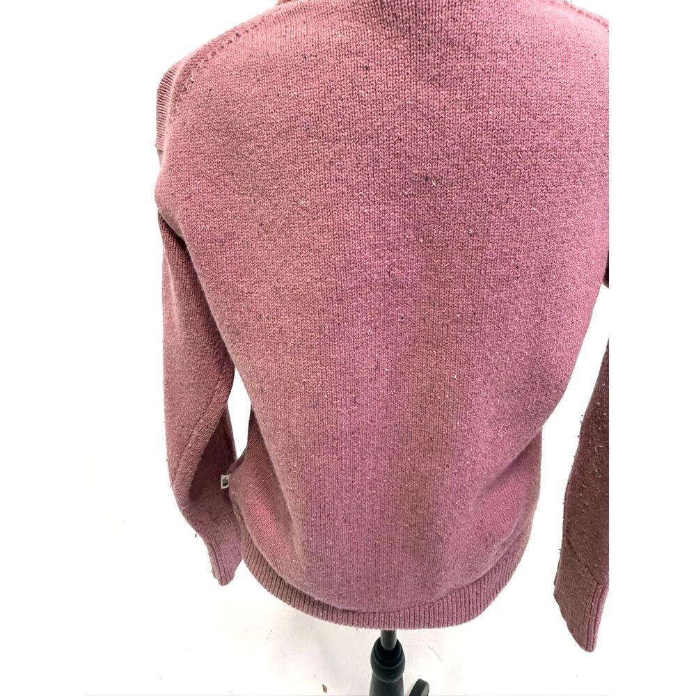 The North Face pink wool blend crew neck sweater