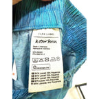 & Other Stories blue print drawstring shorts