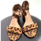 Spurr Amelia Block Heel Leopard print, size US 6