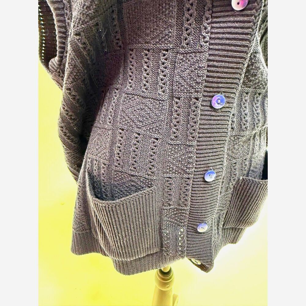 vintage navy sweater vest