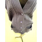 vintage navy sweater vest