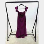 Likely Bartolli Off The Shoulder Amethyst Purple Maxi Mermaid Gown