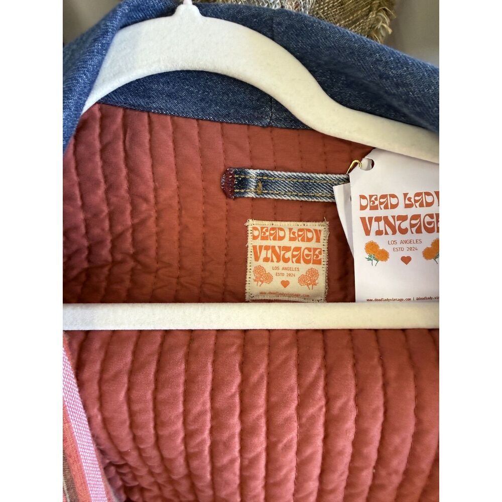Upcycled Striped Quilt Chore Coat