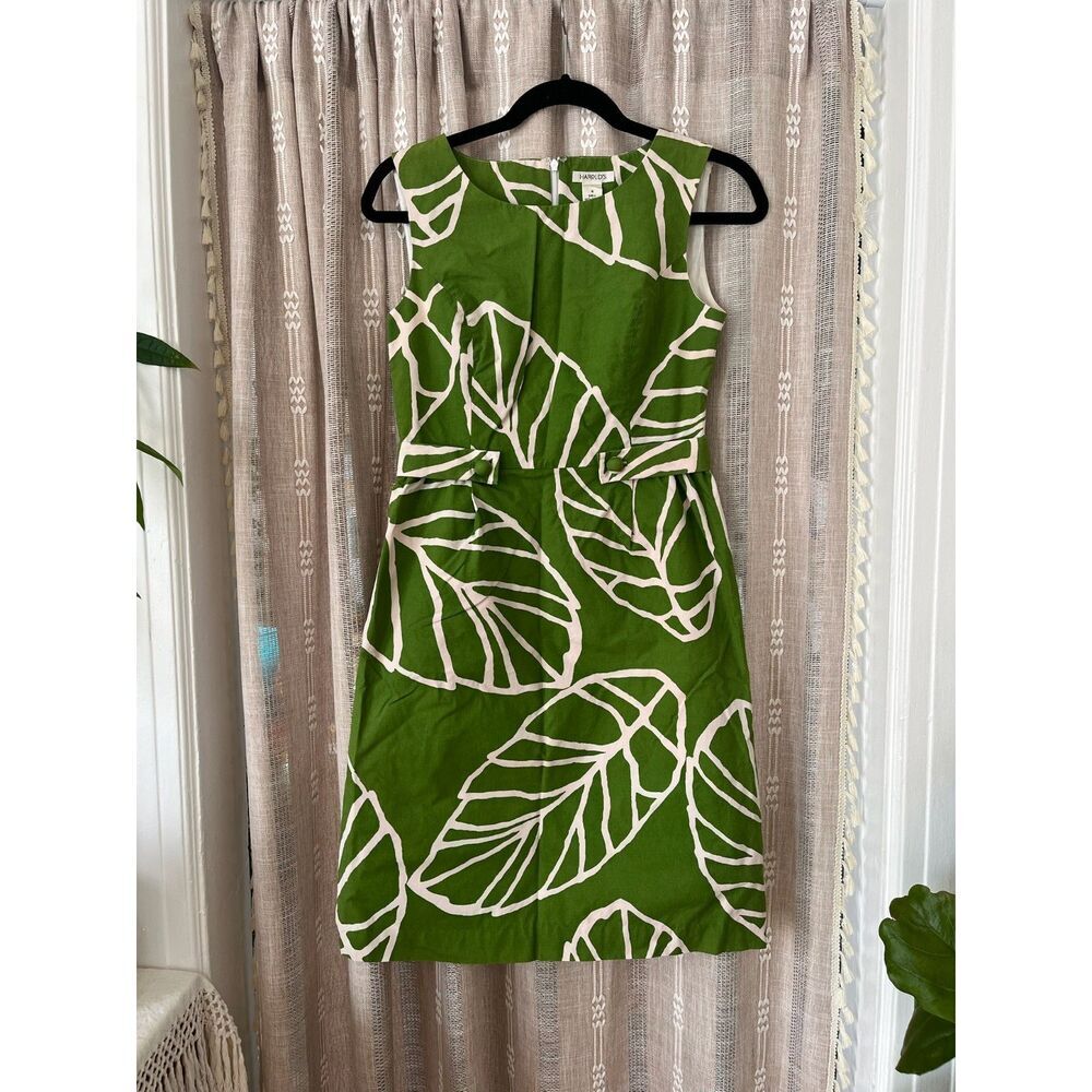Harold's Green Leaf Shift Dress