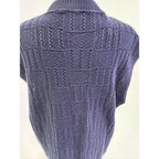vintage navy sweater vest