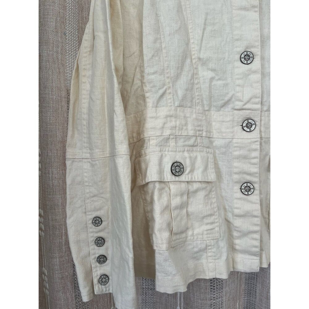 Bill Blass Linen Safari Jacket