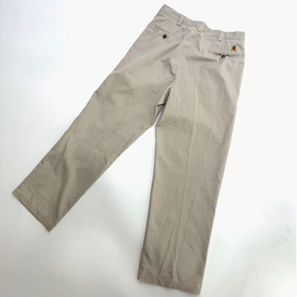 Tommy Hilfiger Vintage Khakis - pleated front, relaxed tapered leg