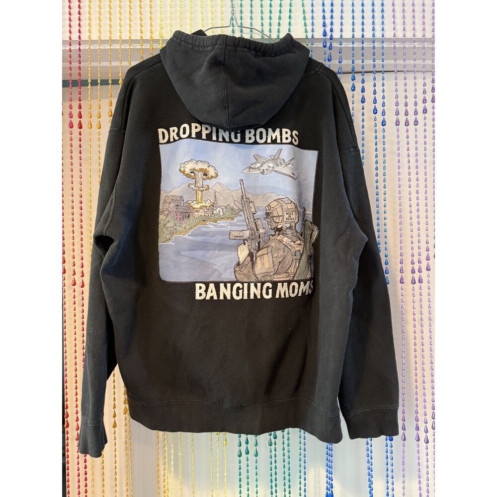 Not In Regz Limited Edition "Dropping Bombs Banging Moms" Hoodie