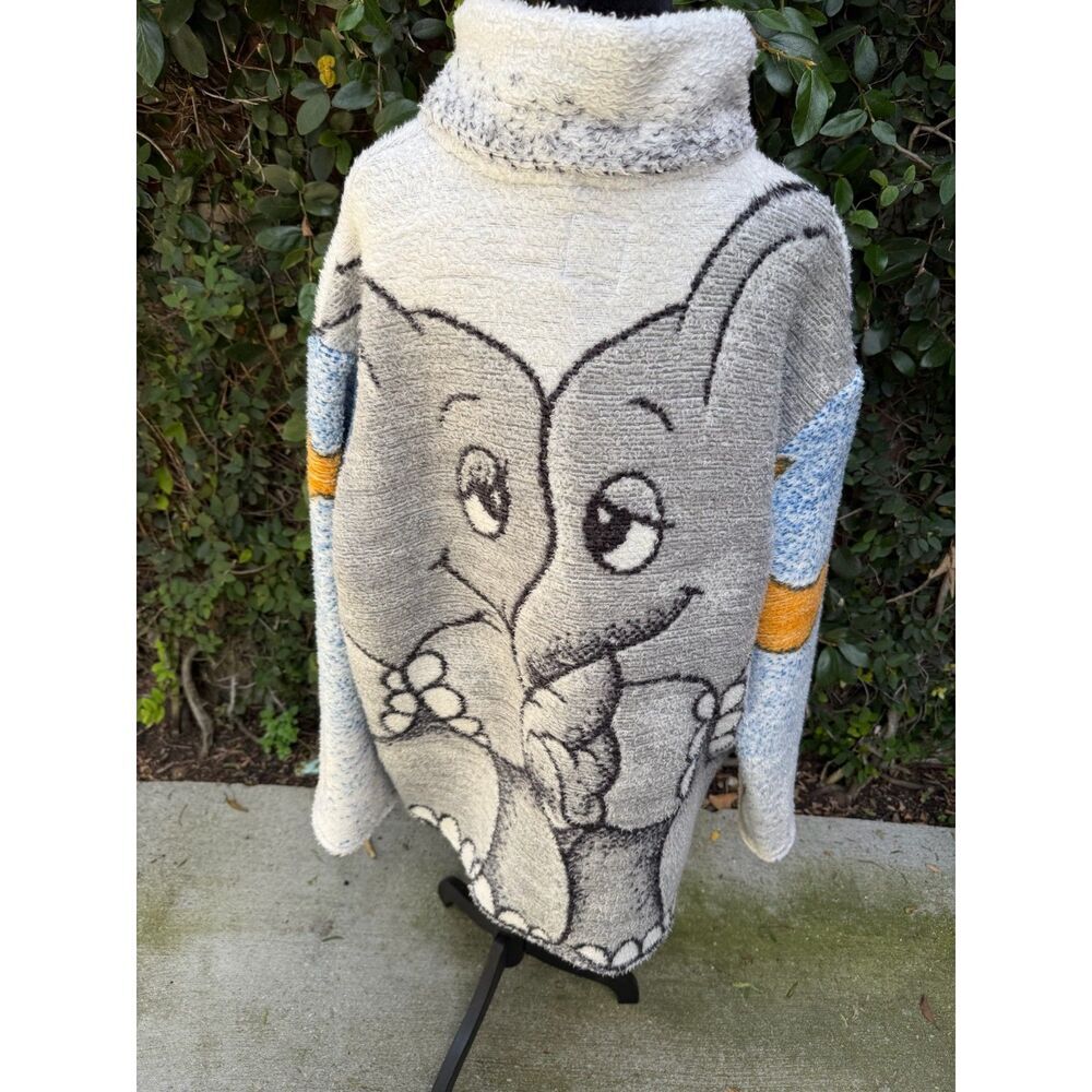 Upcycled Elephant Blanket Full Zip Coat