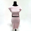 Wilfred Aritzia Knit Cutout Orchid Bodycon Mini Dress