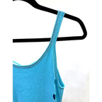 House of Sunny canopy knit midi sleeveless dress sky blue