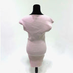 Wilfred Aritzia Knit Cutout Orchid Bodycon Mini Dress