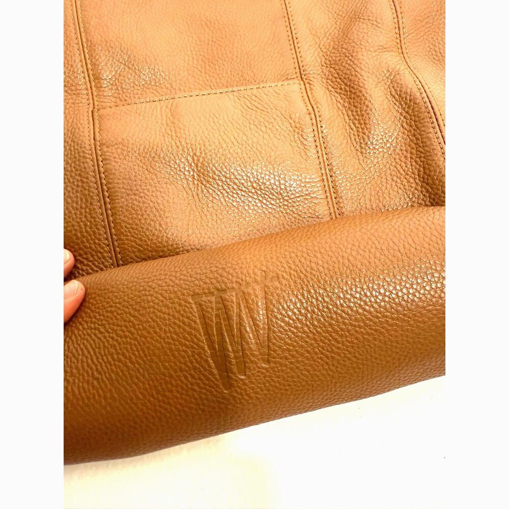 Social Anxiety	brown pebbled leather boho crossbody purse