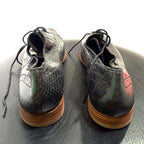 Cole Haan Black Leather Lace Up Wing Tips