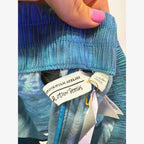 & Other Stories blue print drawstring shorts