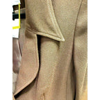 Lily & Taylor Vintage Made in USA brown embellished skirt suit set