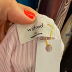 Wilfred Aritzia Knit Cutout Orchid Bodycon Mini Dress
