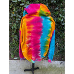 Upcycled Tie Dye Hoodie - Gay appliqué