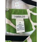 Harold's Green Leaf Shift Dress