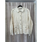 Bill Blass Linen Safari Jacket