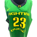 Oregon Ducks green & gold Team Nike Basketball Jersey #23
