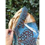 Upcycled Blanket & Curtain Hoodie - Deer Blanket