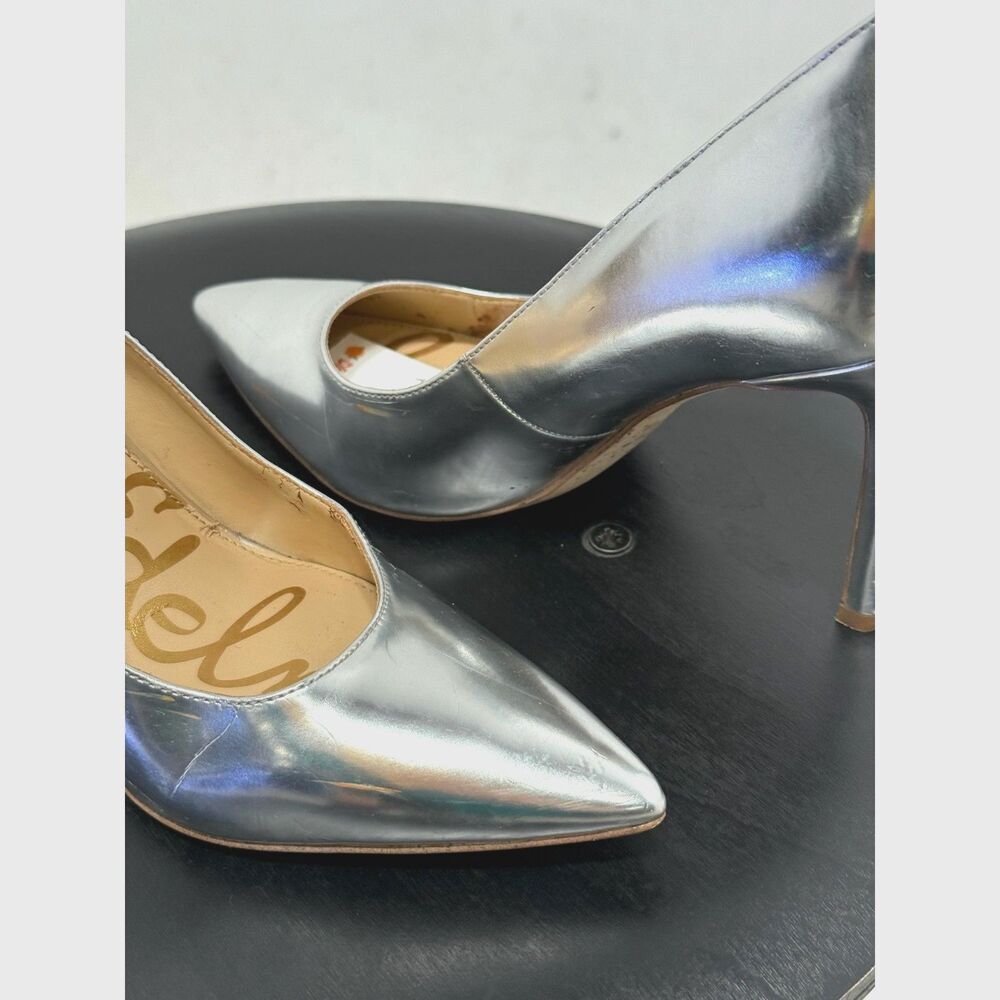 Sam Edelman Silver Hazel Women's Pump Size US 6.5
