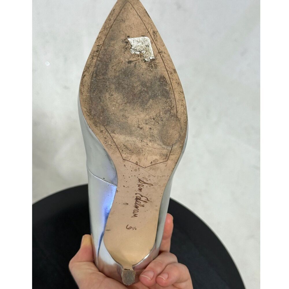 Sam Edelman Silver Hazel Women's Pump Size US 6.5