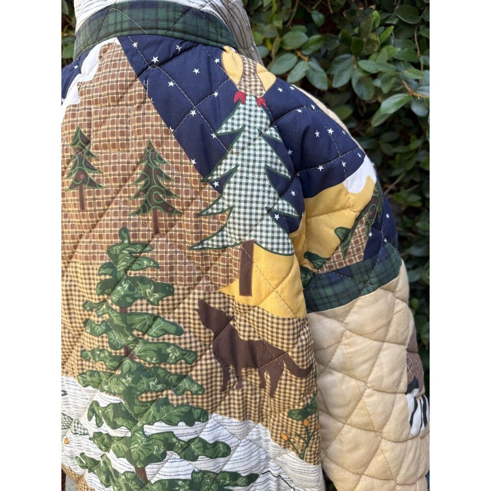 Upcycled Chore Coat - Critter Core Quilt