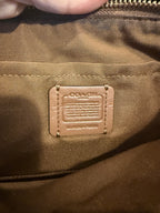 Coach Signature Canvas Crossbody Bag with Leather Trim