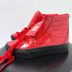 Vans	NWT David Bowie Ziggy Stardust Red Patent Leather High Tops