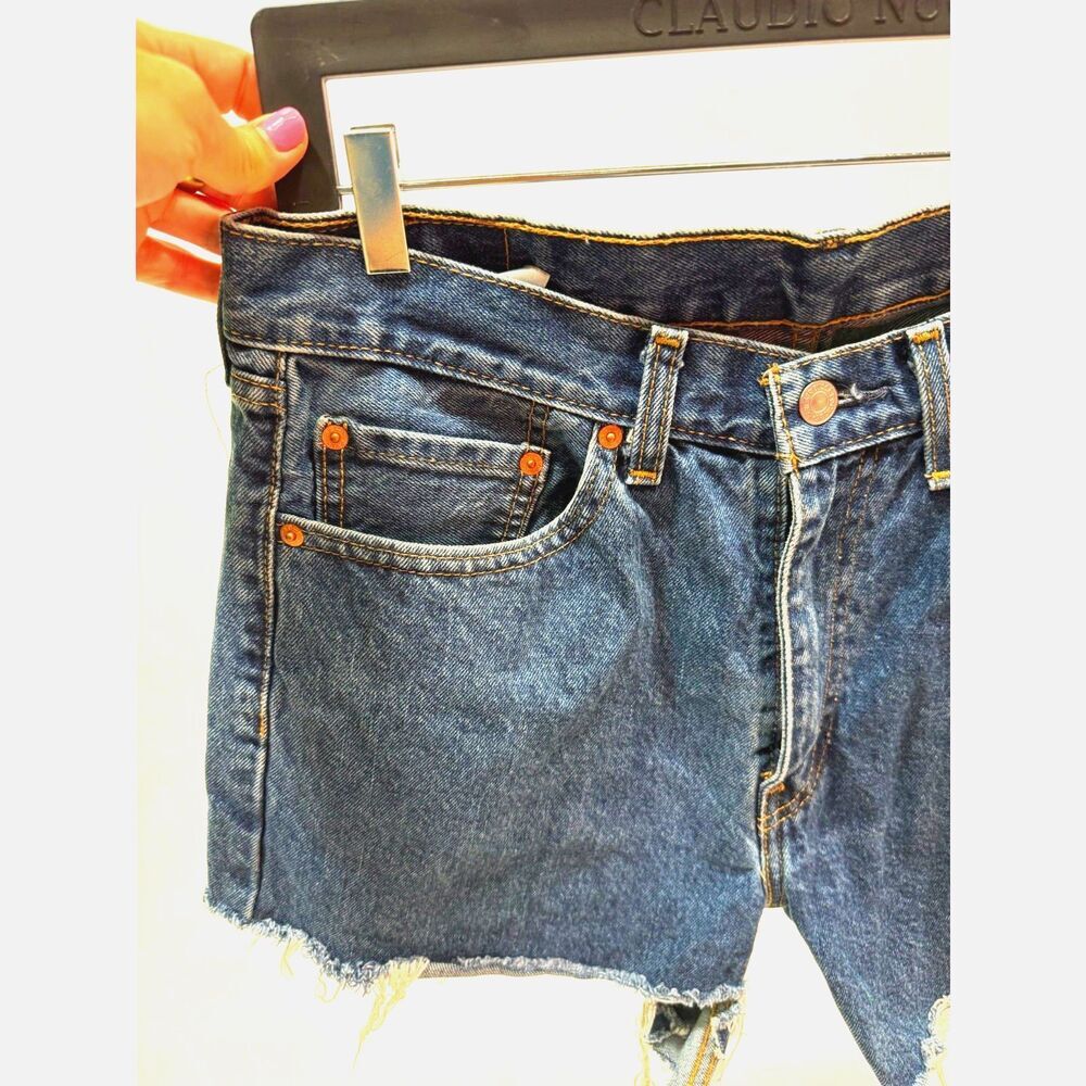 Levi's 505 cutoffs size 33 - dark blue