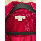 Coldwater Creek Crushed Velvet Blazer