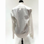 Milroys After 6 vintage hand painted feather tux shirt