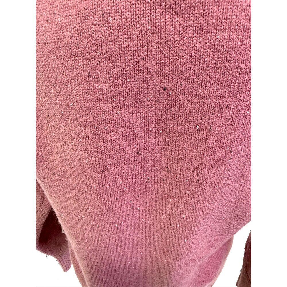 The North Face pink wool blend crew neck sweater