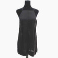 Free People black strappy halter a line shift mini sundress