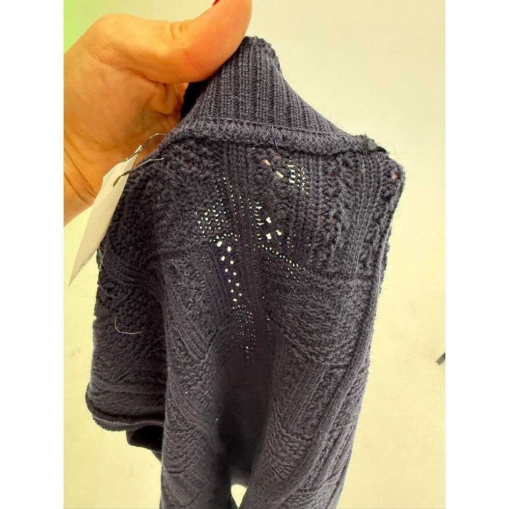 vintage navy sweater vest