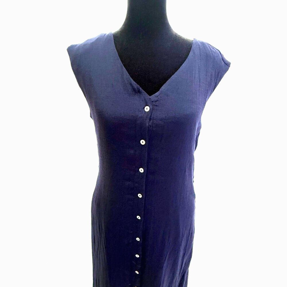 Nanette Lepore navy blue maxi drop ruffle