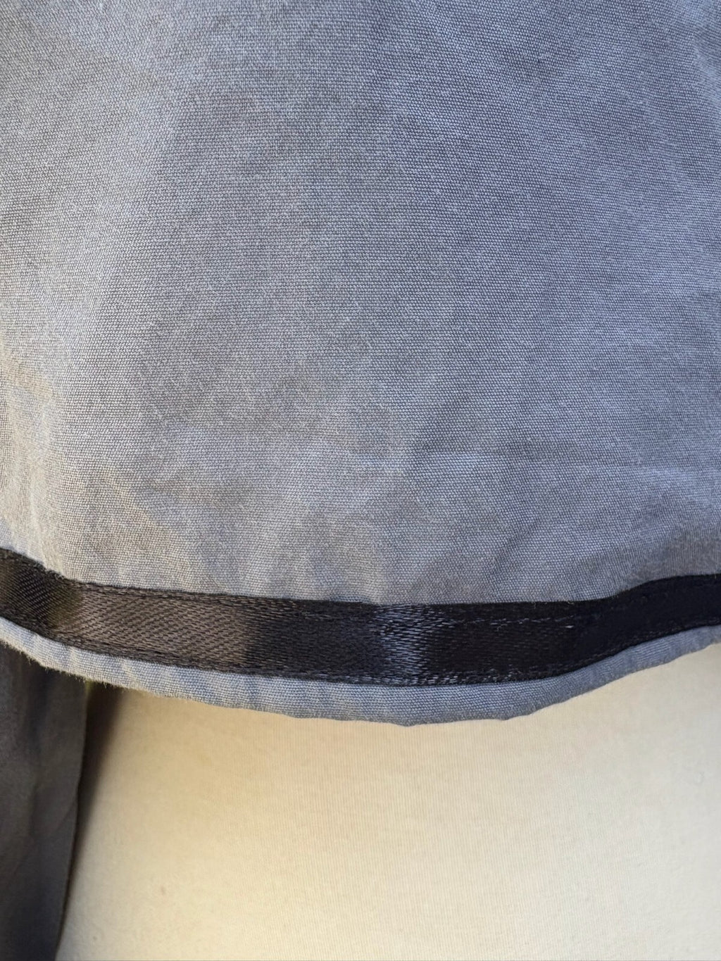 Upcycled cropped men's dress shirt - jellyfish