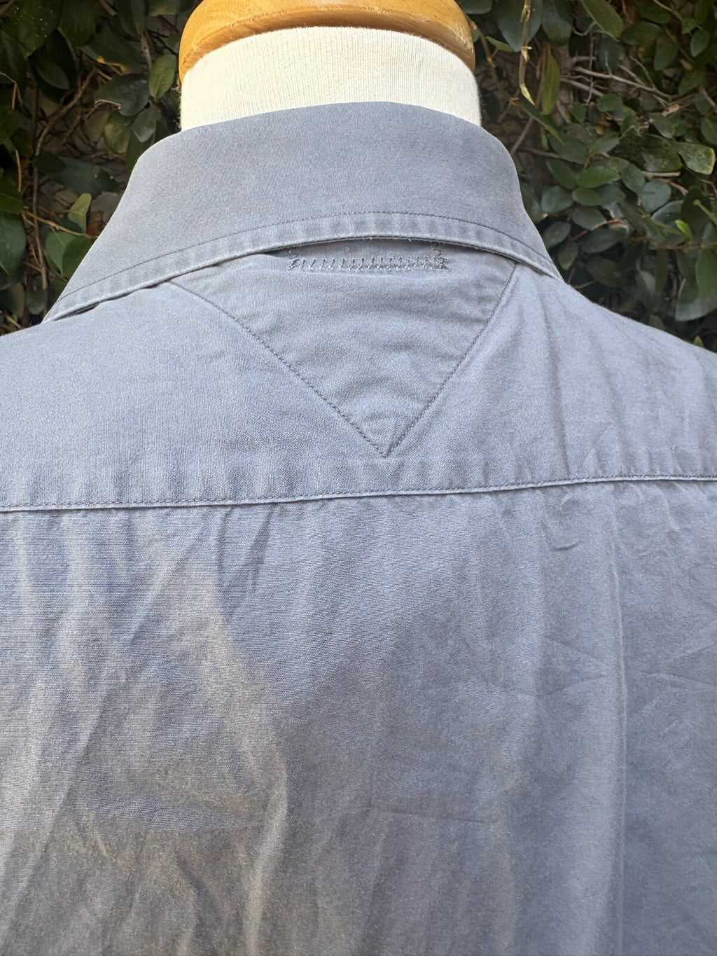 Upcycled cropped men's dress shirt - jellyfish