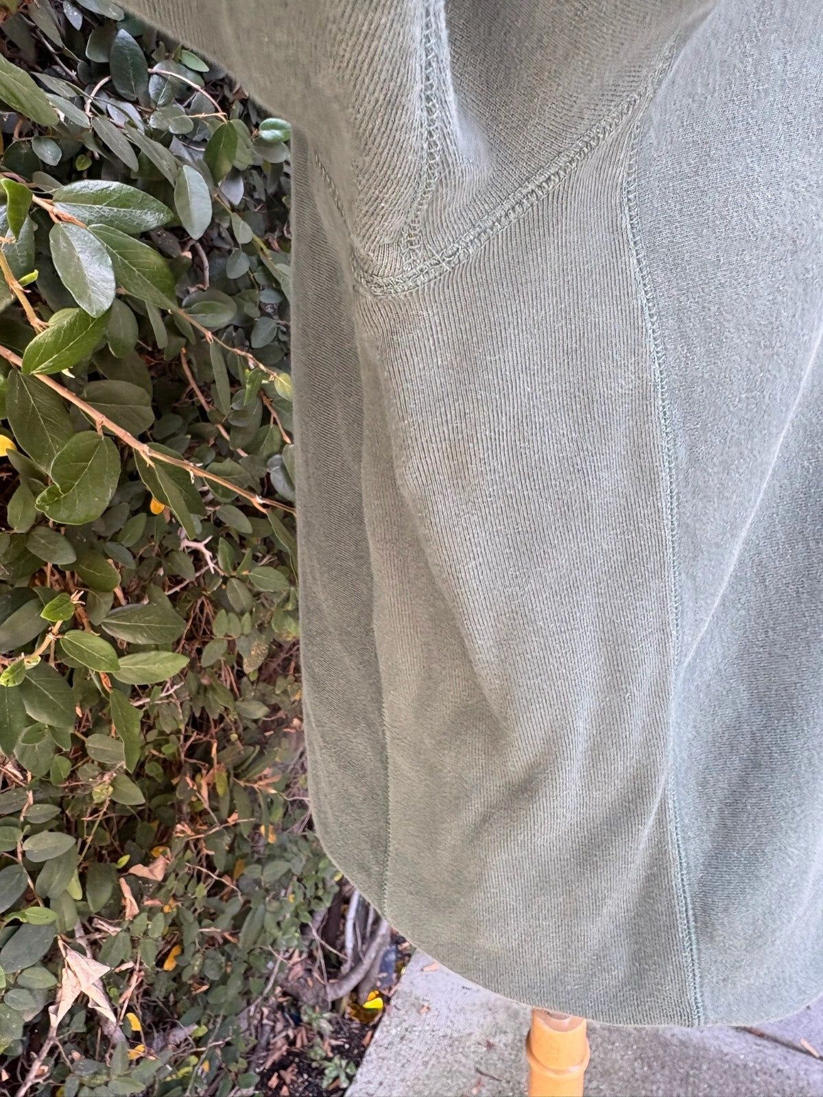Upcycled AI Could Never... crewneck sweatshirt appliqué