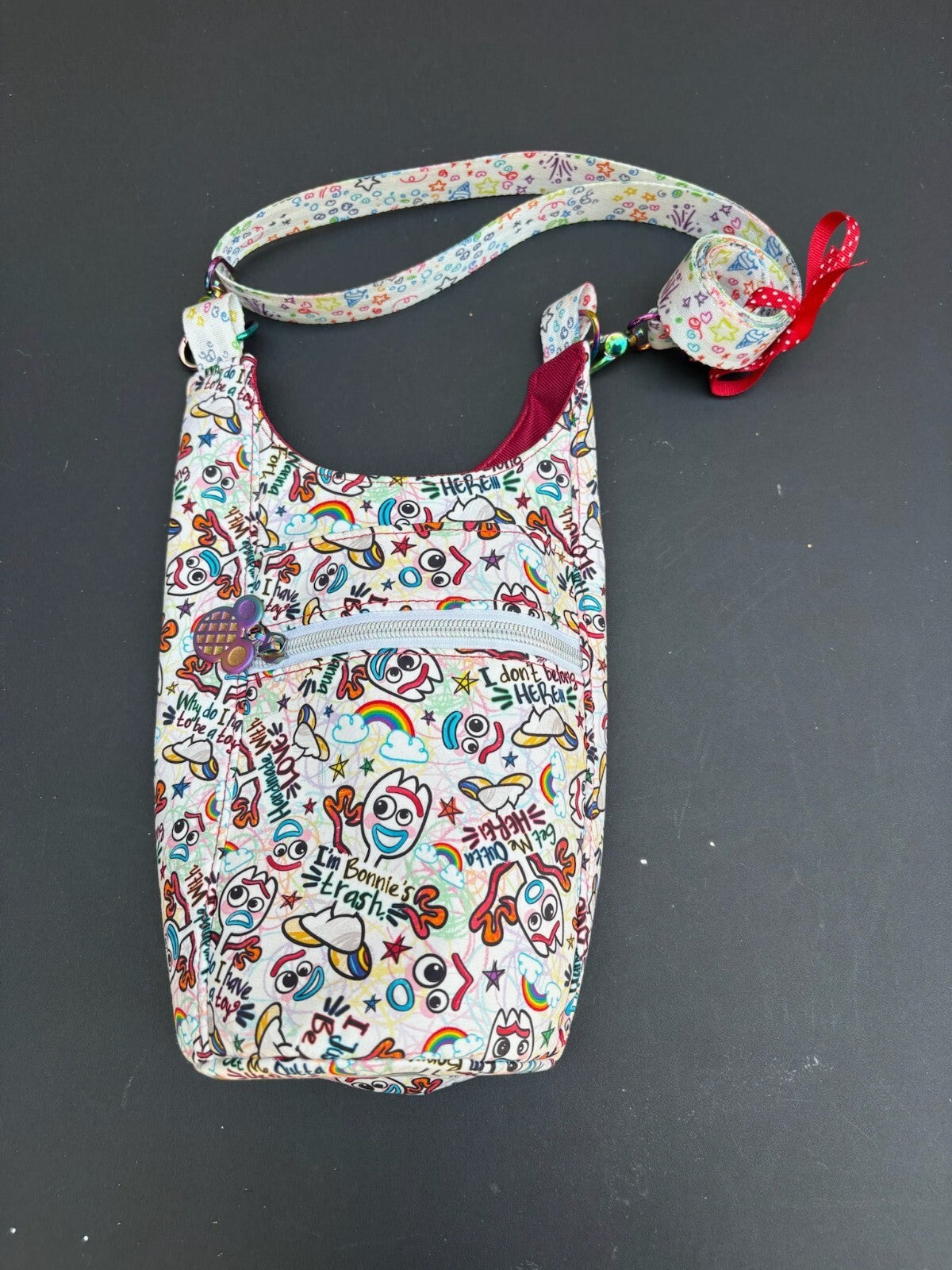 Disney Toy Story 4 Forky Water Bottle Crossbody Bag