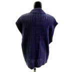 vintage navy sweater vest